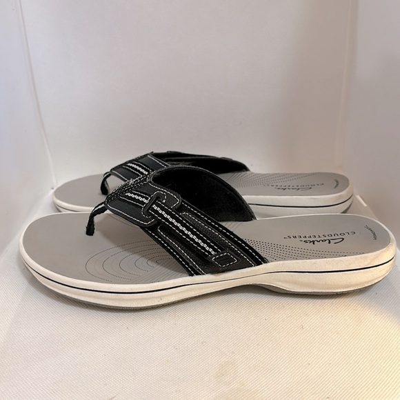 Clarks Couldsteppers Black Adjustable Strap Sandals Size 9 - EUC - Picture 7 of 13